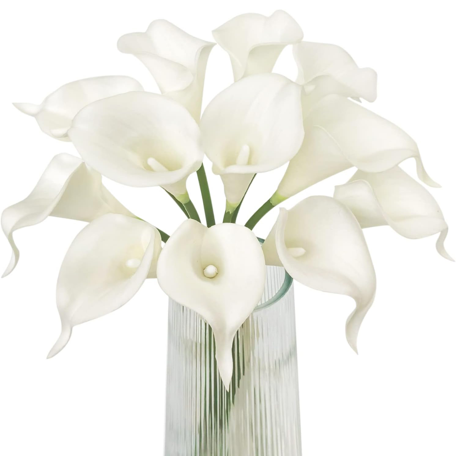 Baby Products Decoration - White Calla Lily 10Pcs Artificial Flowers