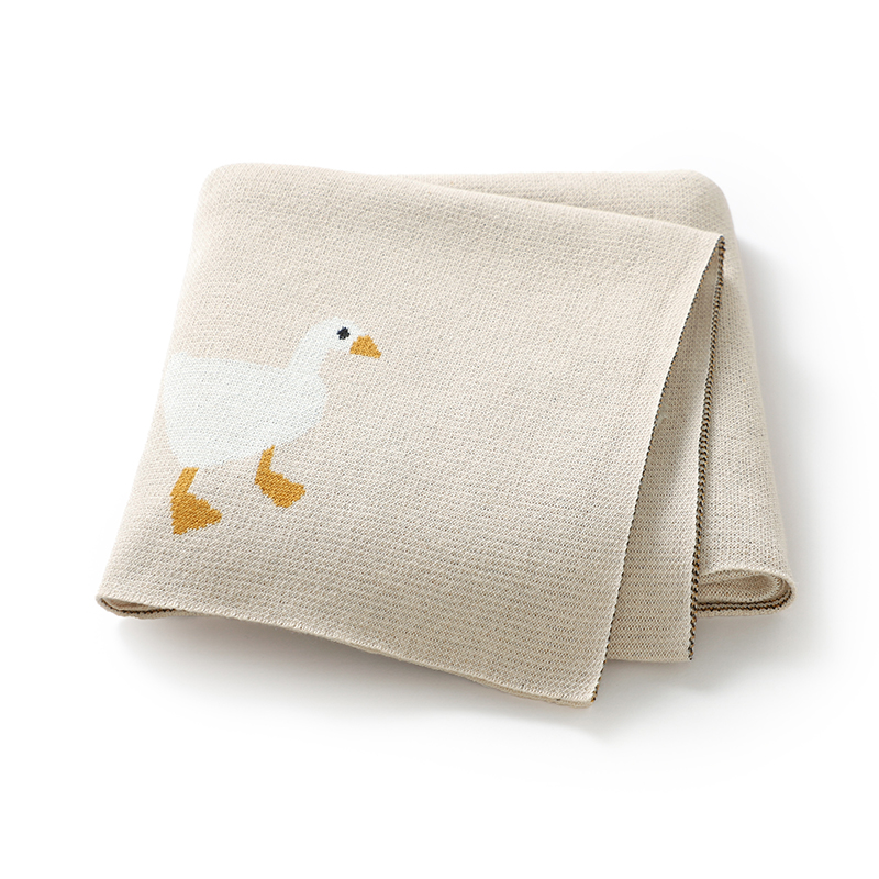 Baby Swaddle Blanket - Newborn Baby Blankets Cotton Knitted Infant