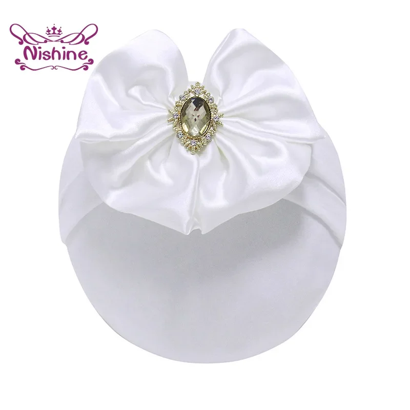 1PCS Solid Color Satin Bowknot - Baby Products Organic 评论和价格