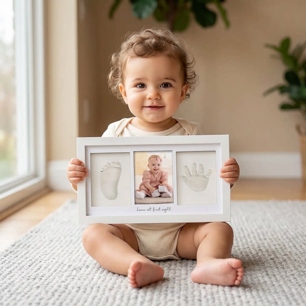 Baby Handprint Footprint Clay  - Baby Products Organic 评论和价格