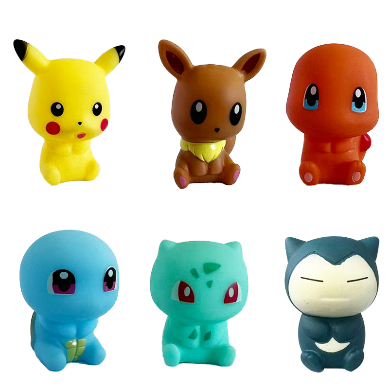 6Pcs Pokemon Bath Toys Pikachu - Baby Products Kit 评论和价格