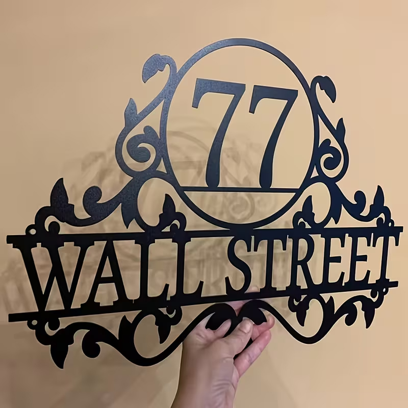 Custom Metal House Number & St - Baby Products Decoration 评论和价格