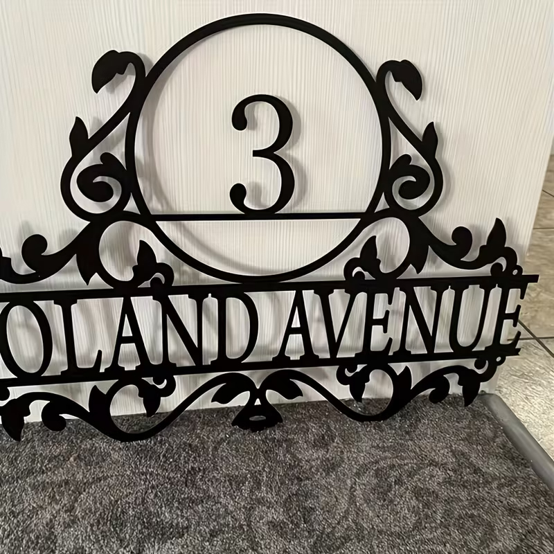 Custom Metal House Number & St - Baby Products Decoration 评论和价格