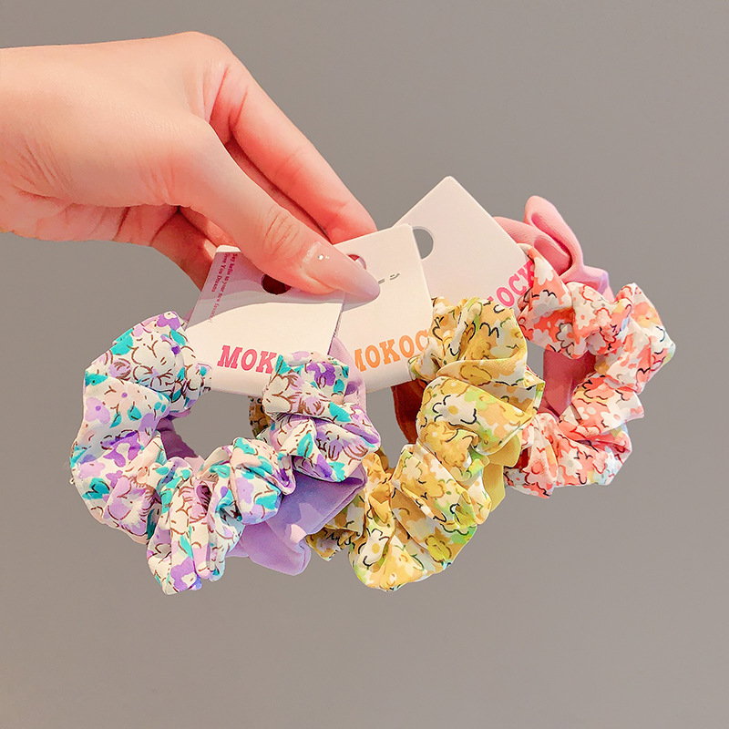New 2PCS/Set Floral Print Hair - Baby Products Gift 评论和价格