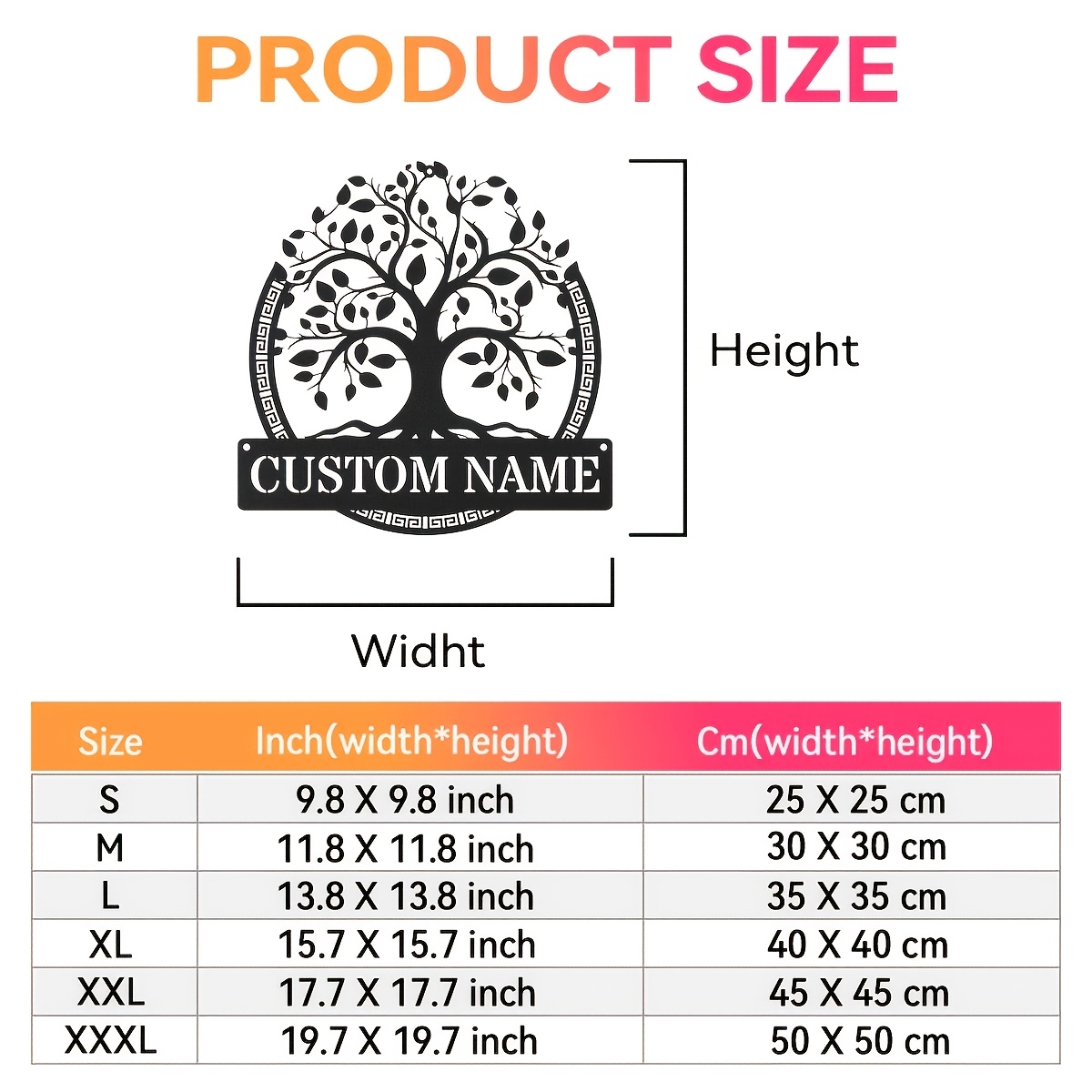Custom Metal Wall Art of The T - Baby Products Decoration 评论和价格
