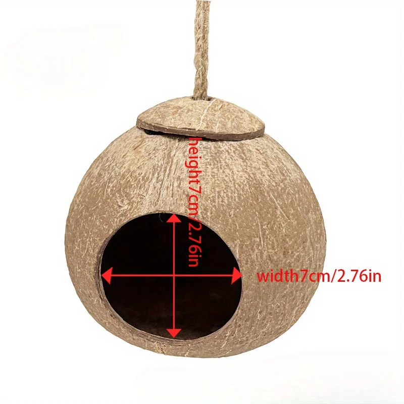 1Pc Natural Coconut Shell Bird - Baby Products Unique 评论和价格
