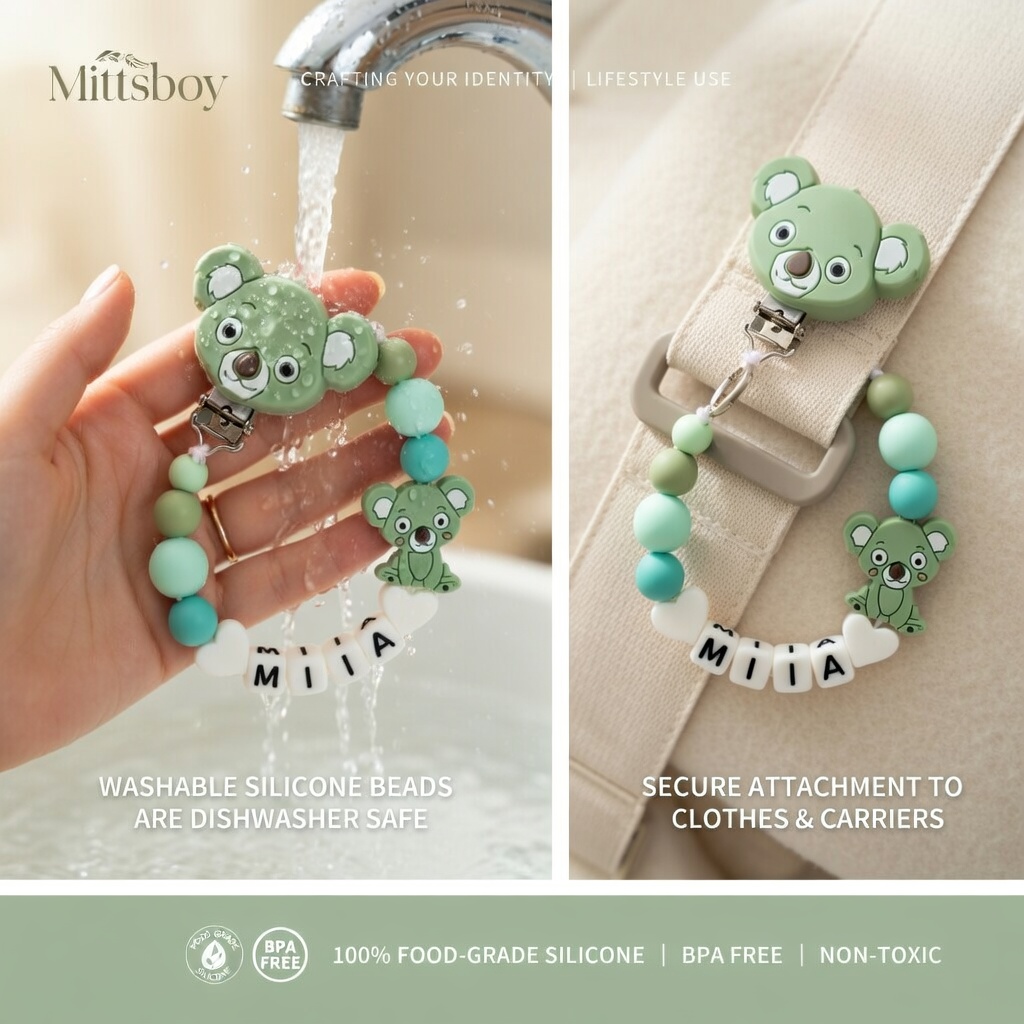 Silicone Baby Pacifier Clip Te - Baby Products Moisturizer 评论和价格