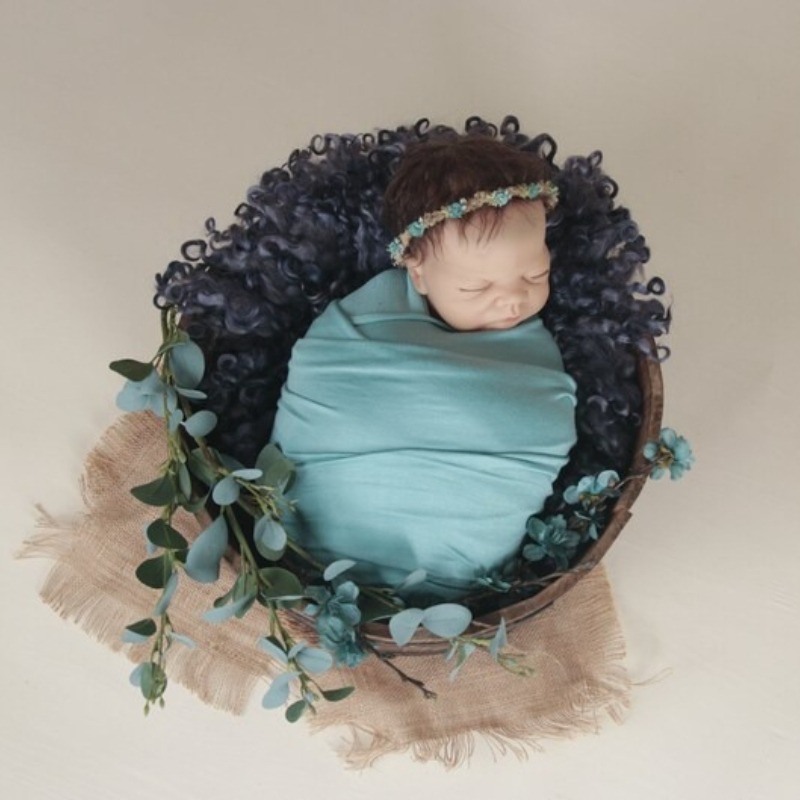 Newborn Photography Stretch Wr - Baby Swaddle Blanket 评论和价格