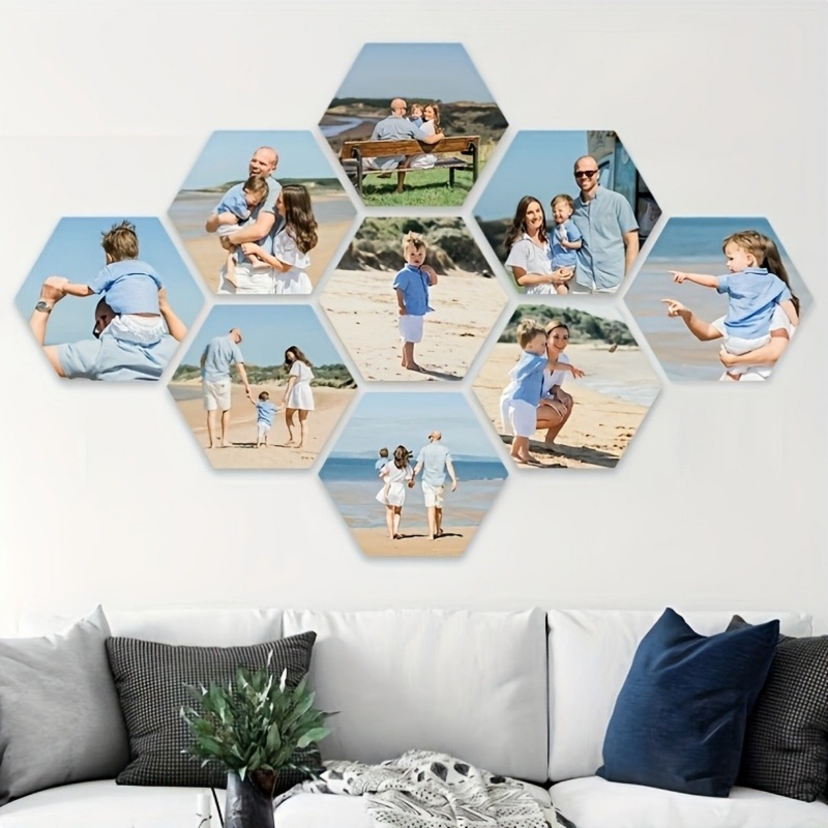 Custom Wall Decor — Modern Hex - Baby Products Decoration 评论和价格