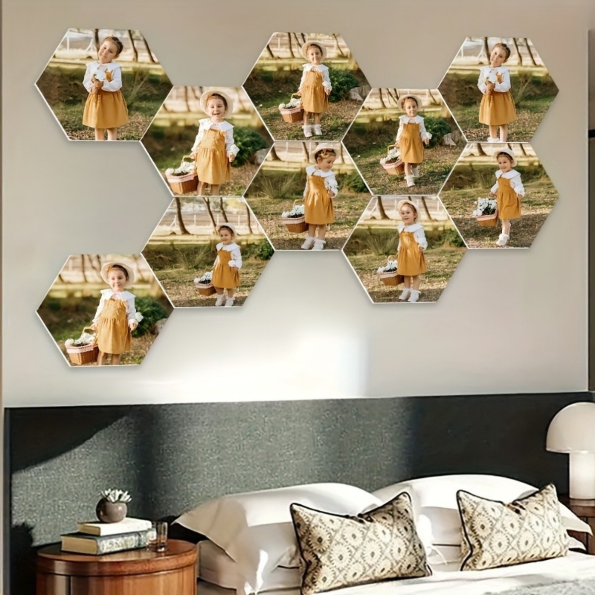 Custom Wall Decor — Modern Hex - Baby Products Decoration 评论和价格
