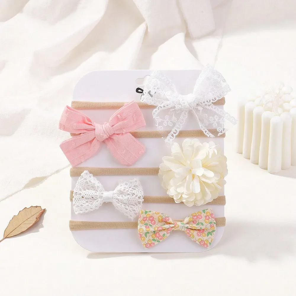 5Pcs/Set Baby Elastic Headband - Baby Products Gift 评论和价格