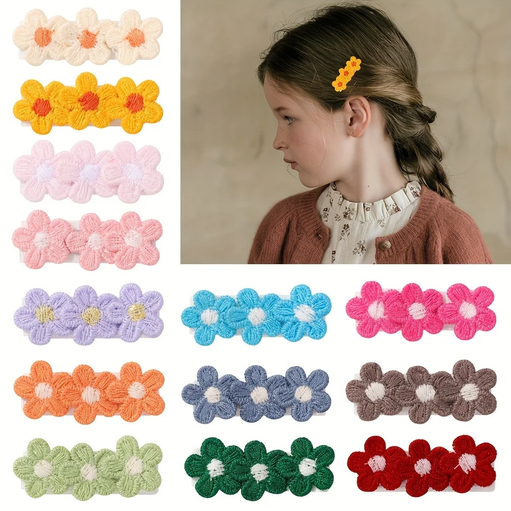 10Pcs/Set Baby Mini Flower Hai - Baby Products Gift 评论和价格