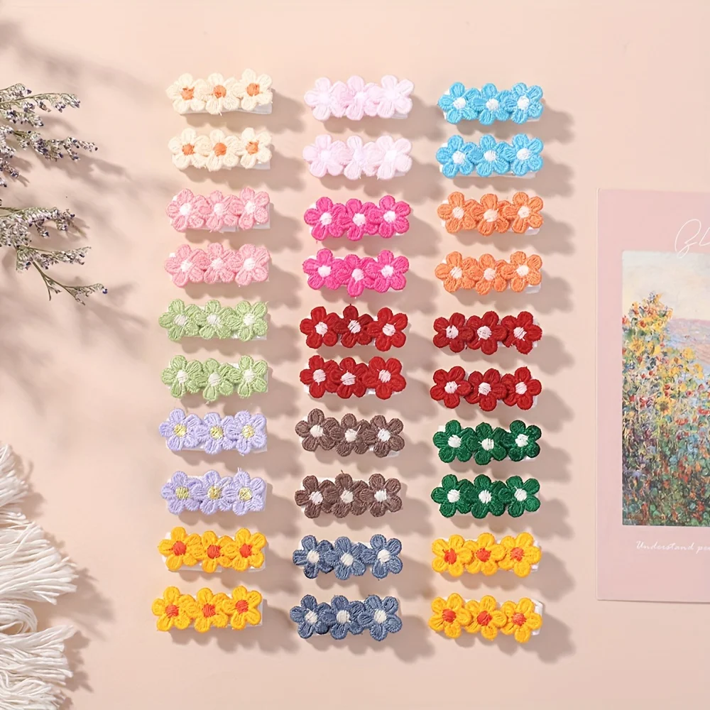 10Pcs/Set Baby Mini Flower Hai - Baby Products Gift 评论和价格
