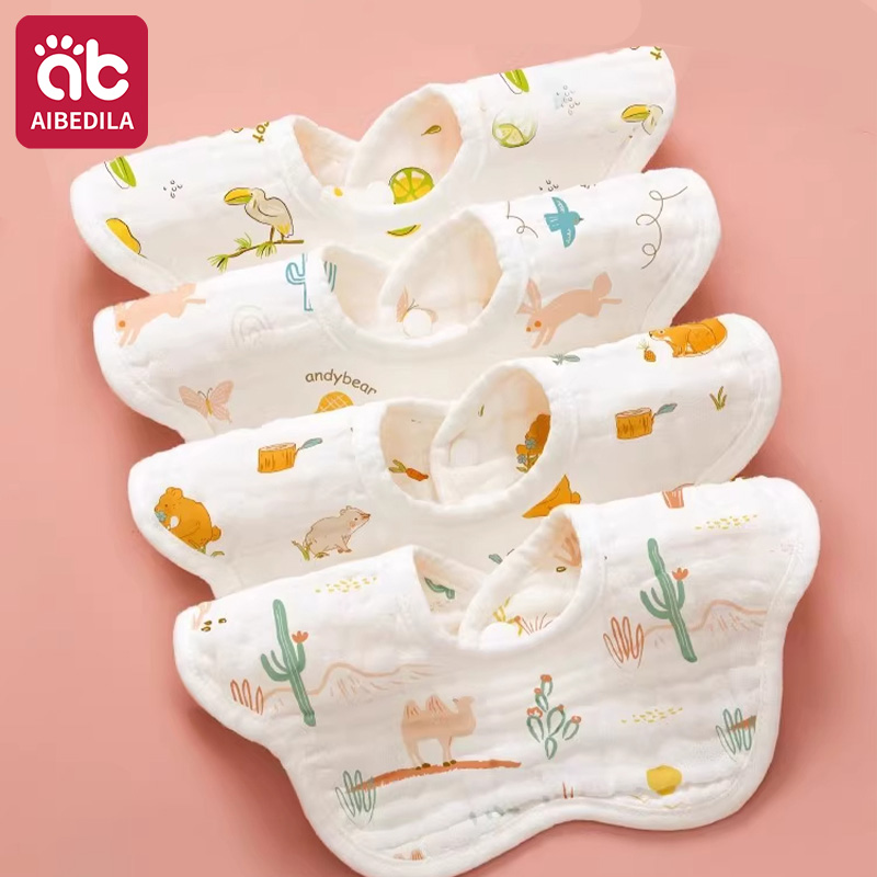 AIBEDILA 3/5Pcs Baby Bibs Cott - Baby Products Kit 评论和价格