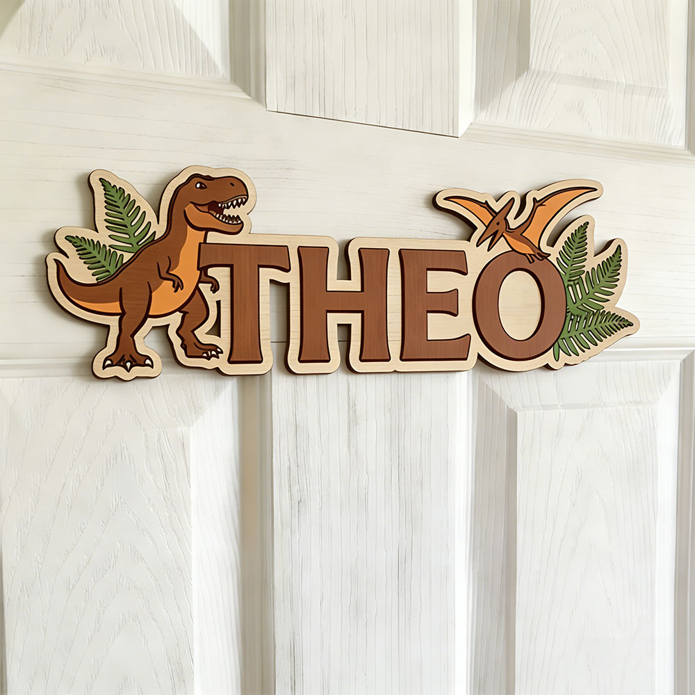 Personalized Dinosaur Name Sig - Baby Products Decoration 评论和价格