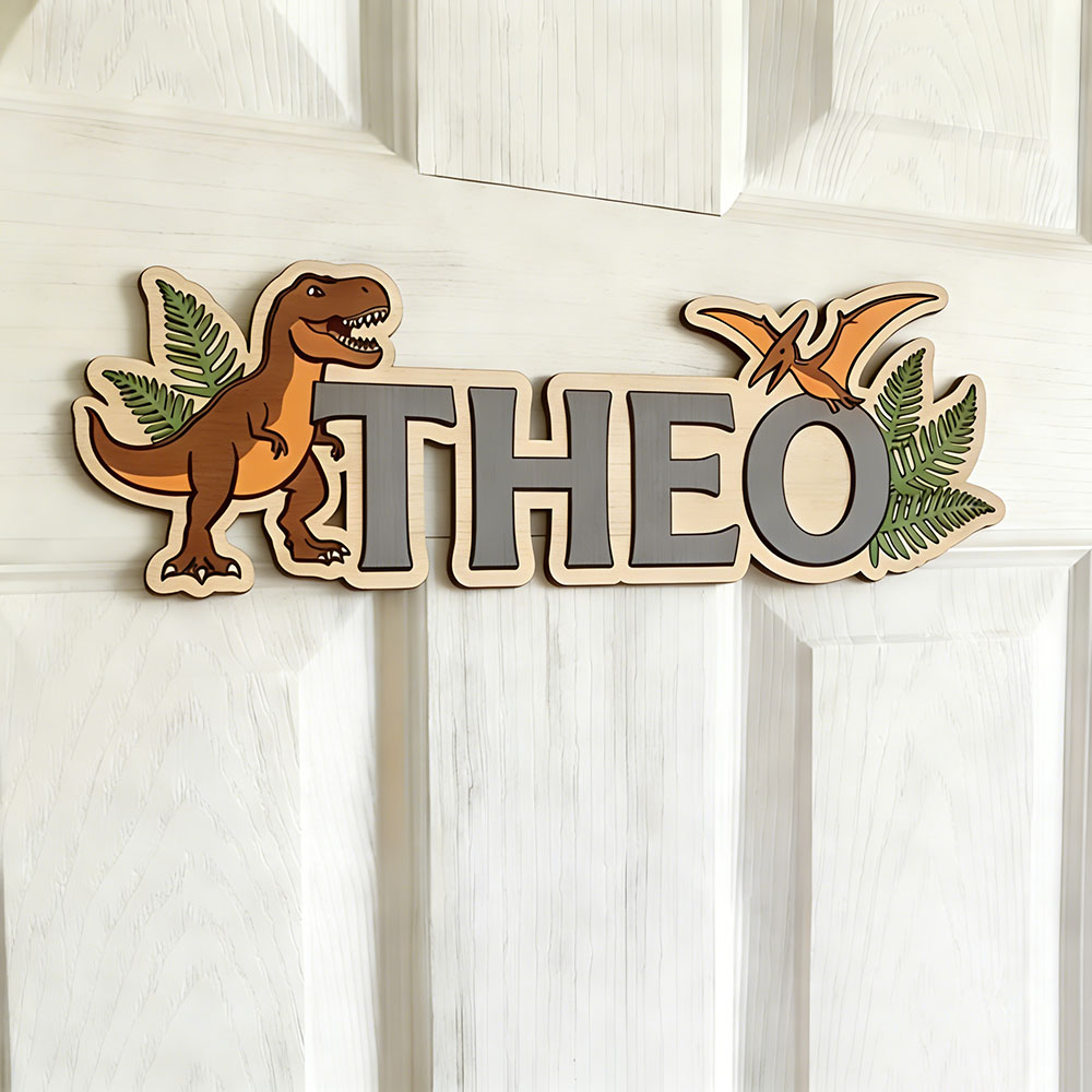 Personalized Dinosaur Name Sig - Baby Products Decoration 评论和价格