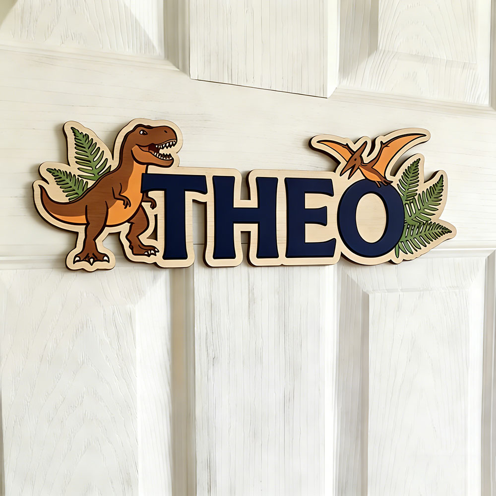 Personalized Dinosaur Name Sig - Baby Products Decoration 评论和价格