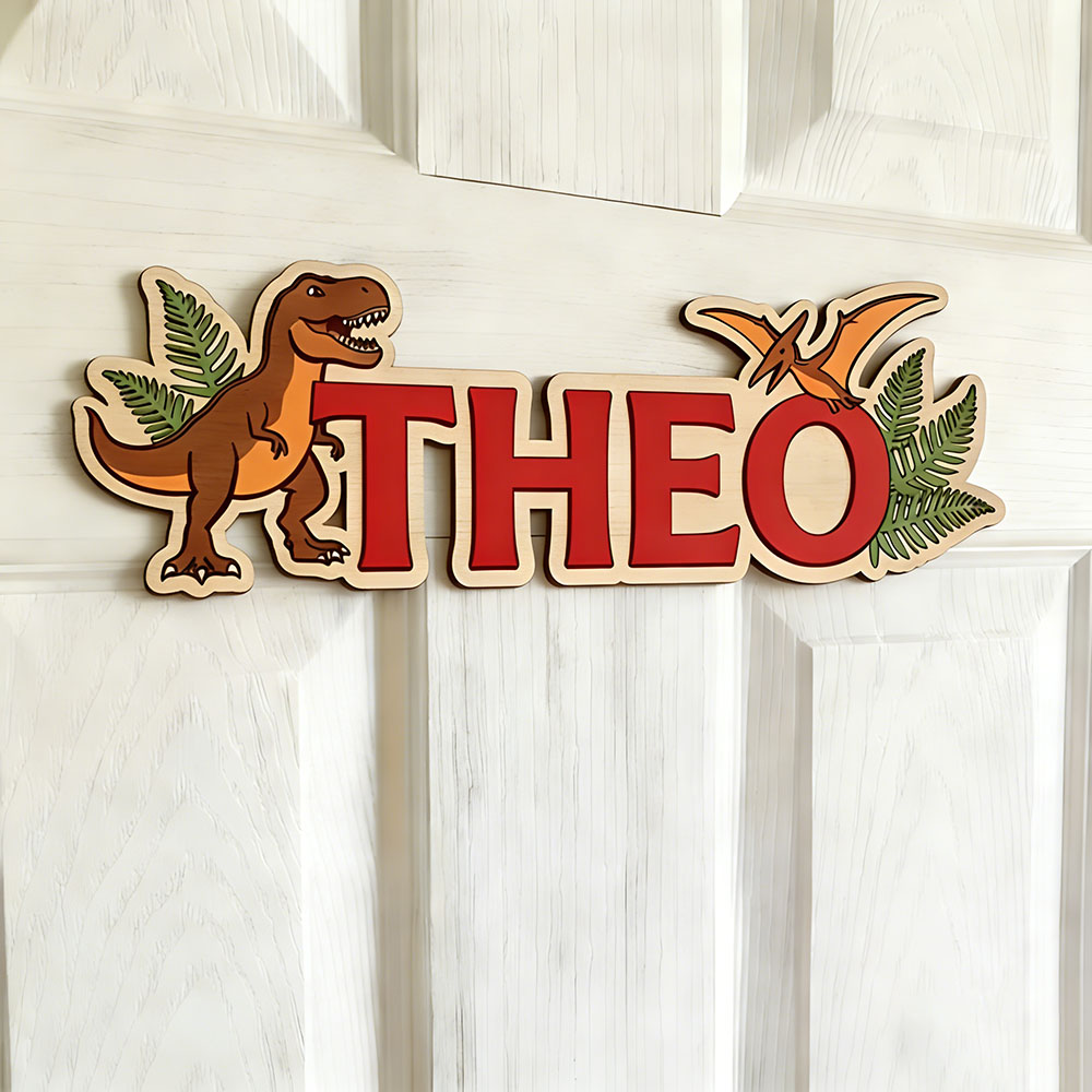 Personalized Dinosaur Name Sig - Baby Products Decoration 评论和价格
