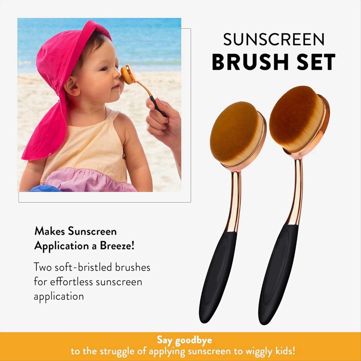 REST Sunscreen Brush Set - Lot - Baby Sunscreen Lotion 评论和价格
