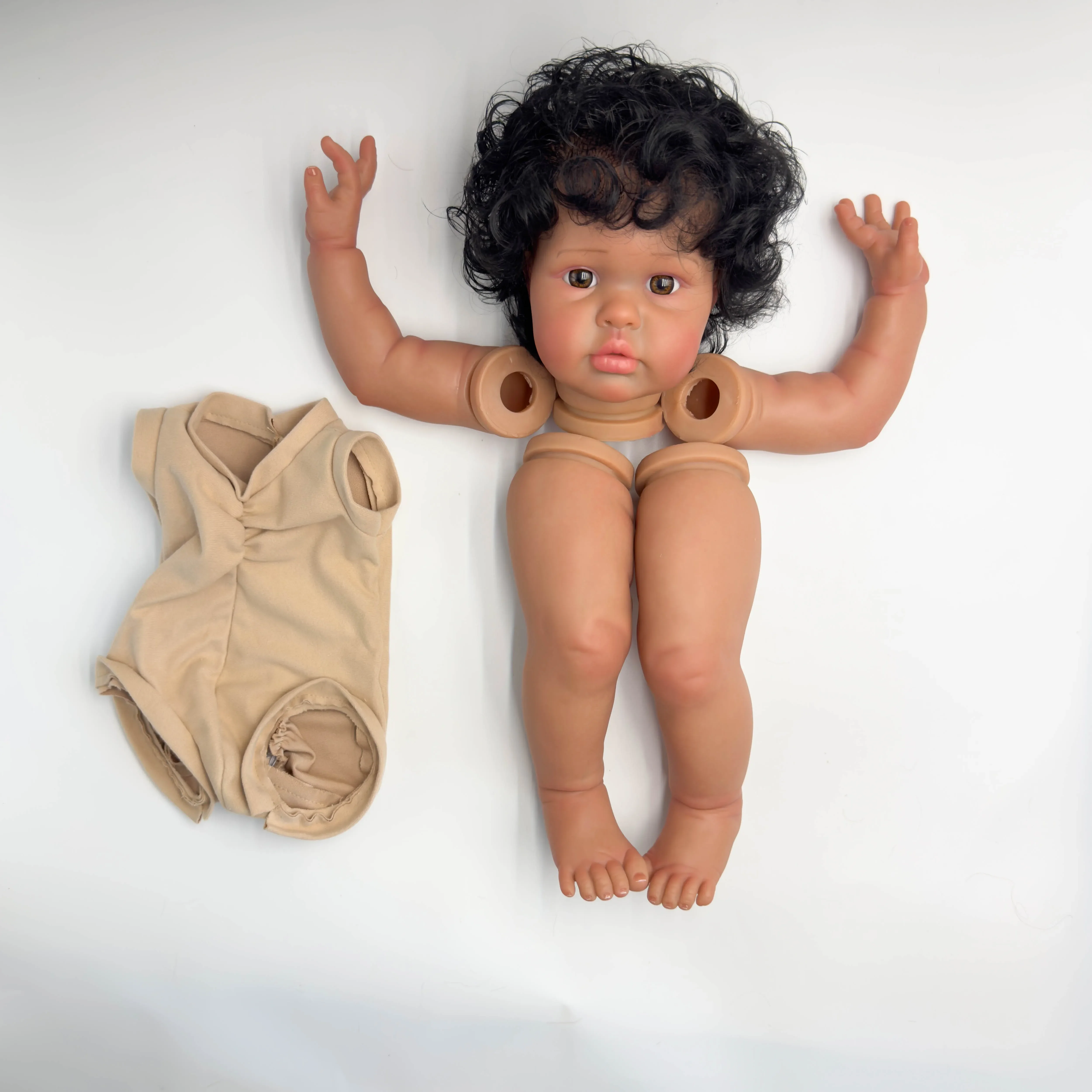 NPK 24'' Handmade Dark Skin Un - Baby Products Kit 评论和价格