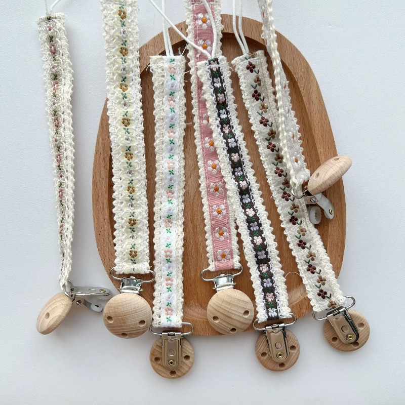 Lace Pacifier Clip Chain for N - Baby Products Gift 评论和价格
