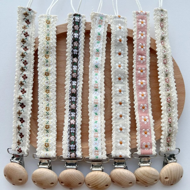 Lace Pacifier Clip Chain for N - Baby Products Gift 评论和价格
